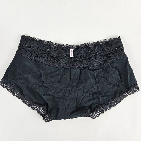 PINK Victoria's Secret Other - Victoria’s Secret S Boyshort Panty VS Pink Cheekster Small Panties Lace Black